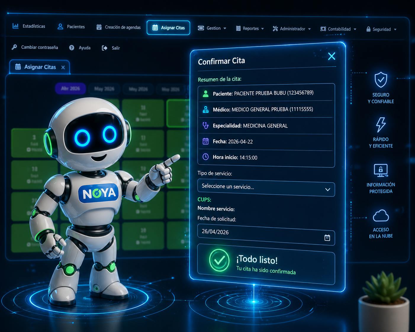 Asignación de Citas con Recordatorio
